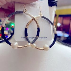 Multi Colored hoop earrings